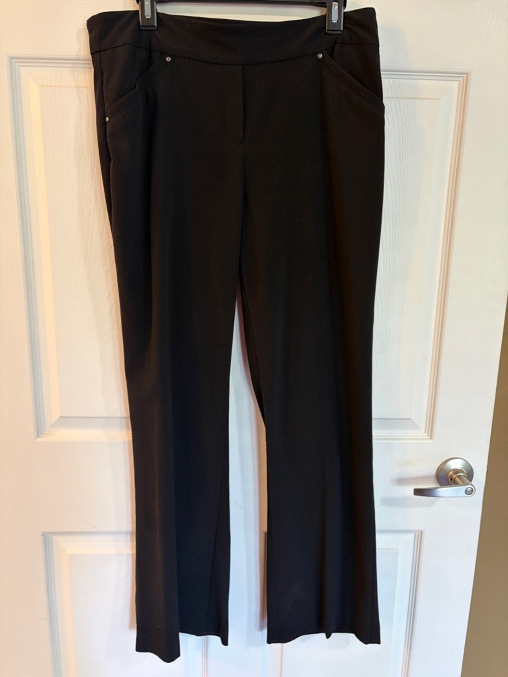 Briggs New York Black Boot Cut Ponte Pants